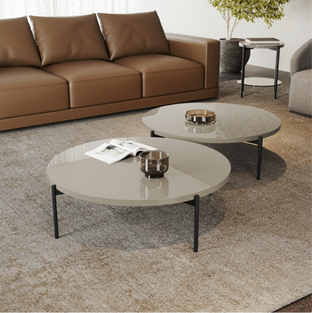 coffee table; table basse